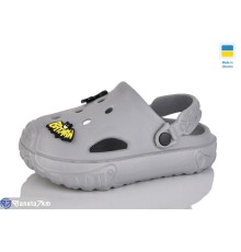 Кроки дитячі на літо (6 пар р.24-35) сірий  "Melinda"