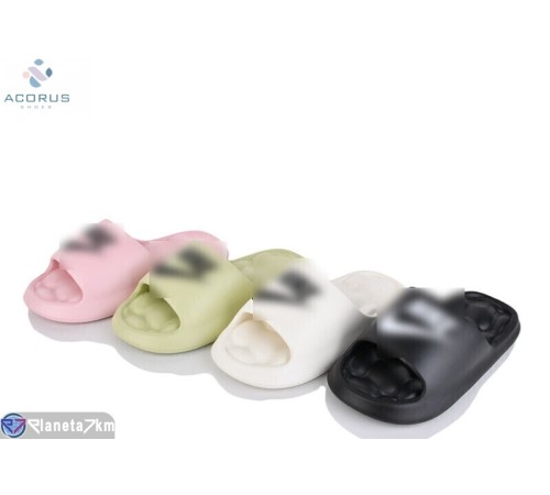 Шлепки жіночі на літо (12 пар р.36-41) мікс  "Acorus"