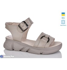 Босоніжки жіночі на літо (6 пар р.36-40) коричневий  "LIKA"