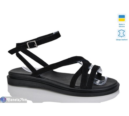 Босоніжки жіночі на літо (6 пар р.36-40) чорний  "LIKA"
