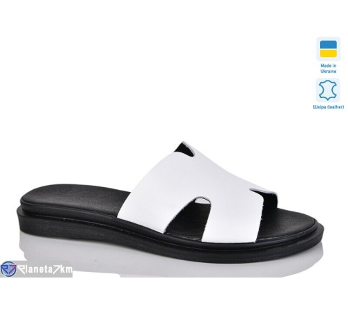 Шлепки жіночі на літо (6 пар р.36-40) білий  "LIKA"