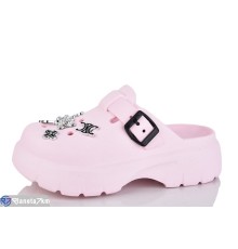 Жіночі сабо на літо (6 пар р.36-41) рожевий  "LULI"