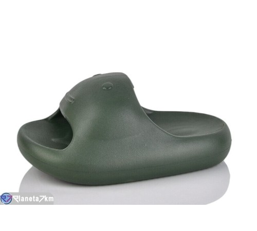 Шлепки дитячі на літо (12 пар р.22-29) хакі  "LULI"