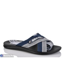 Шлепки чоловічі на літо (6 пар р.43-47) синій  "MURMUR"