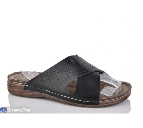 Шлепки чоловічі на літо (6 пар р.40-45) чорний  "MURMUR"