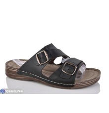 Шлепки чоловічі на літо (6 пар р.40-45) чорний  "MURMUR"