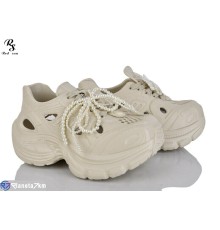 Кросівки жіночі на літо (6 пар р.36-41) бежевий  "Red Sun"