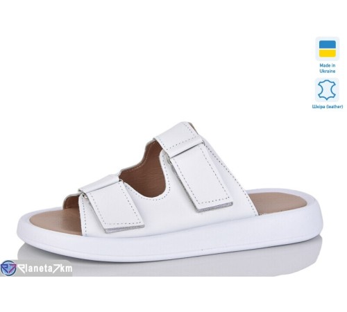 Шлепки жіночі на літо (6 пар р.36-40) білий  "Marmilad"