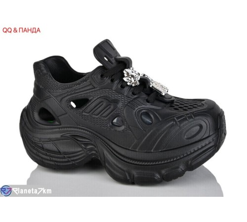 Кросівки жіночі на літо (9 пар р.36-41) чорний  "QQ&Панда"