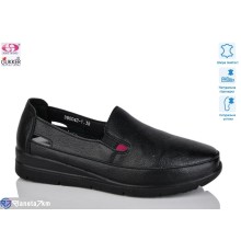 Туфлі жіночі на весну/осінь (8 пар р.37-42) чорний  "Gukkcr"