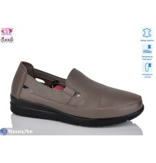 Туфлі жіночі на весну/осінь (8 пар р.37-42) коричневий  "Gukkcr"