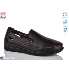 Туфлі жіночі на весну/осінь (8 пар р.37-42) бордовий  "Gukkcr"