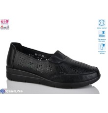 Туфлі жіночі на літо (8 пар р.37-42) чорний  "Gukkcr"