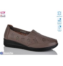 Туфлі жіночі на літо (8 пар р.37-42) коричневий  "Gukkcr"