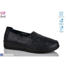 Туфлі жіночі на літо (8 пар р.37-42) синій  "Gukkcr"