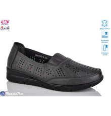 Туфлі жіночі на літо (8 пар р.37-42) сірий  "Gukkcr"