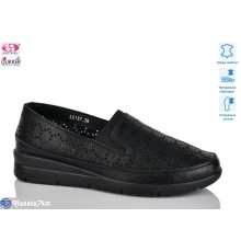 Туфлі жіночі на літо (8 пар р.37-42) чорний  "Gukkcr"