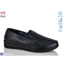 Туфлі жіночі на літо (8 пар р.37-42) синій  "Gukkcr"