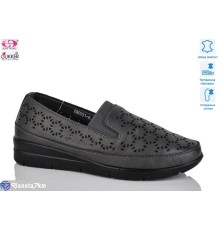 Туфлі жіночі на літо (8 пар р.37-42) сірий  "Gukkcr"