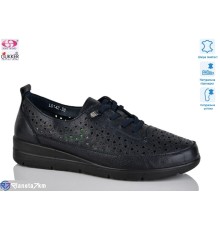 Туфлі жіночі на літо (8 пар р.37-42) синій  "Gukkcr"