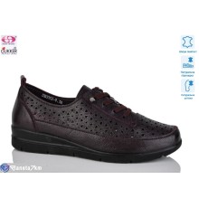 Туфлі жіночі на літо (8 пар р.37-42) бордовий  "Gukkcr"