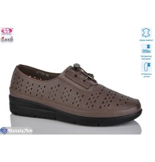 Туфлі жіночі на літо (8 пар р.37-42) коричневий  "Gukkcr"