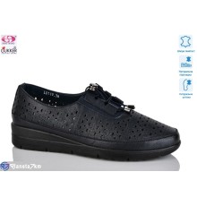 Туфлі жіночі на літо (8 пар р.37-42) синій  "Gukkcr"