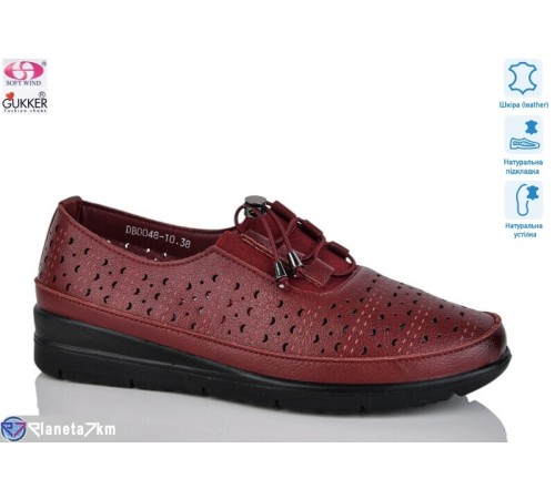 Туфлі жіночі на літо (8 пар р.37-42) червоний  "Gukkcr"