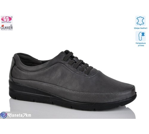 Туфлі жіночі на весну/осінь (8 пар р.37-42) сірий  "Gukkcr"