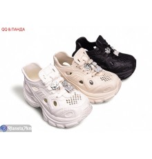 Кросівки жіночі на літо (9 пар р.36-41) чорний  "QQ&Панда"