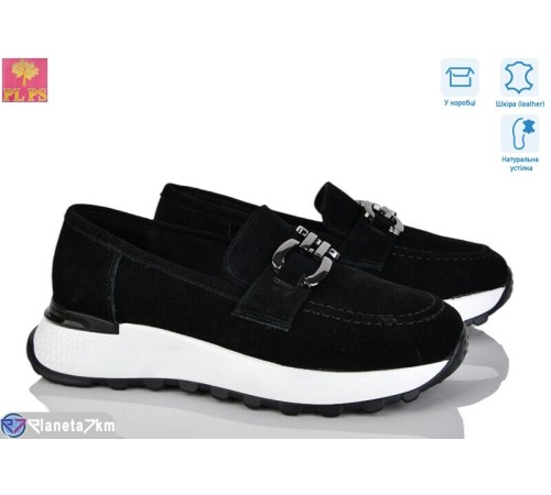 Туфлі жіночі на весну/осінь (6 пар р.36-40) чорний  "PLPS"