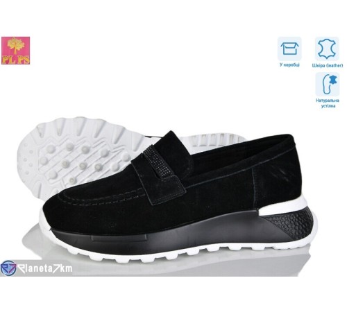 Туфлі жіночі на весну/осінь (6 пар р.36-40) чорний  "PLPS"