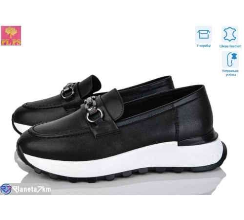 Туфлі жіночі на весну/осінь (6 пар р.36-40) чорний  "PLPS"