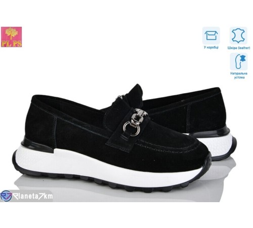 Туфлі жіночі на весну/осінь (6 пар р.36-40) чорний  "PLPS"