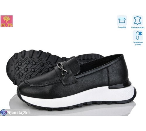 Туфлі жіночі на весну/осінь (6 пар р.36-40) чорний  "PLPS"