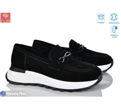 Туфлі жіночі на весну/осінь (6 пар р.36-40) чорний  "PLPS"