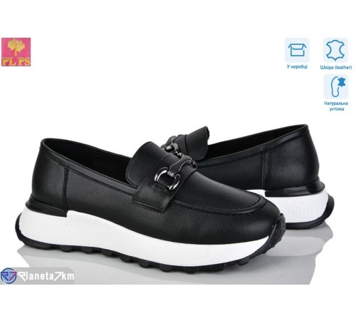 Туфлі жіночі на весну/осінь (6 пар р.36-40) чорний  "PLPS"