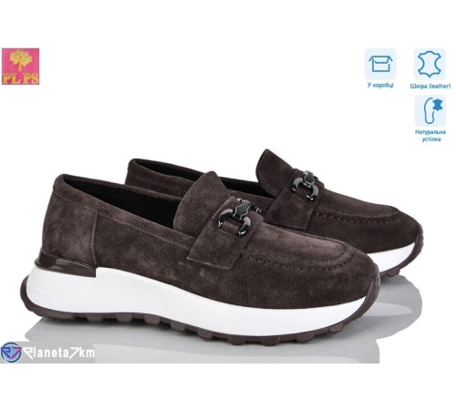 Туфлі жіночі на весну/осінь (6 пар р.36-40) коричневий  "PLPS"