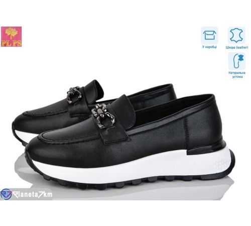 Туфлі жіночі на весну/осінь (6 пар р.36-40) чорний  "PLPS"