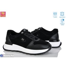 Кросівки жіночі на весну/осінь (6 пар р.36-40) чорний  "PLPS"