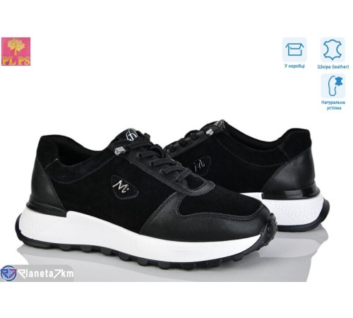 Кросівки жіночі на весну/осінь (6 пар р.36-40) чорний  "PLPS"