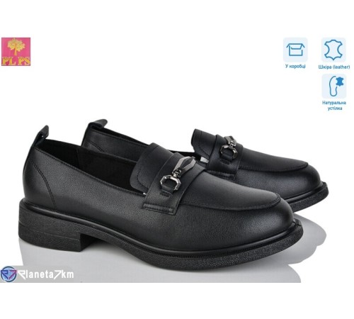 Туфлі жіночі на весну/осінь (6 пар р.36-40) чорний  "PLPS"