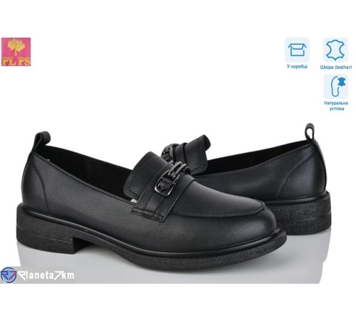Туфлі жіночі на весну/осінь (6 пар р.36-40) чорний  "PLPS"