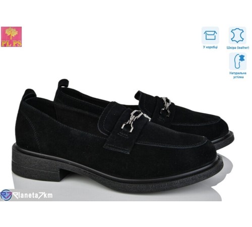 Туфлі жіночі на весну/осінь (6 пар р.36-40) чорний  "PLPS"