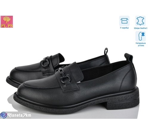 Туфлі жіночі на весну/осінь (6 пар р.36-40) чорний  "PLPS"