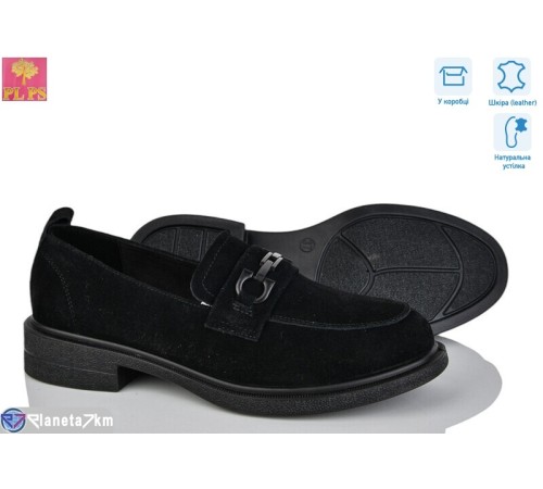 Туфлі жіночі на весну/осінь (6 пар р.36-40) чорний  "PLPS"