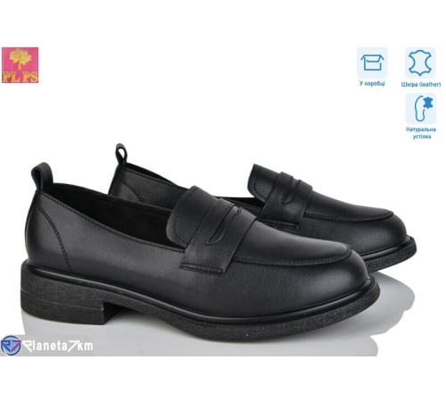 Туфлі жіночі на весну/осінь (6 пар р.36-40) чорний  "PLPS"