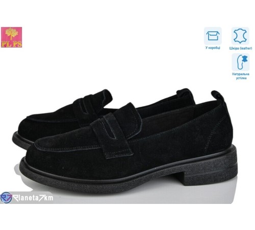Туфлі жіночі на весну/осінь (6 пар р.36-40) чорний  "PLPS"