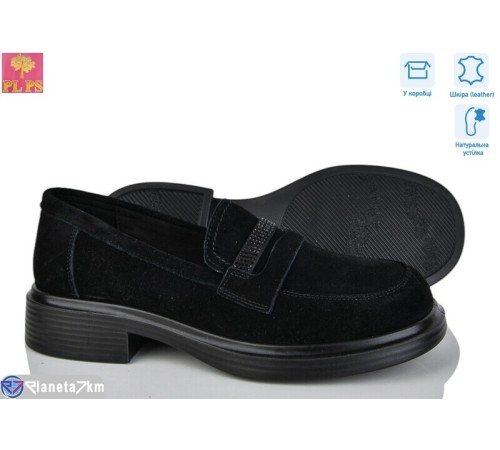 Туфлі жіночі на весну/осінь (6 пар р.36-40) чорний  "PLPS"