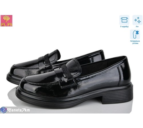 Туфлі жіночі на весну/осінь (6 пар р.36-40) чорний  "PLPS"